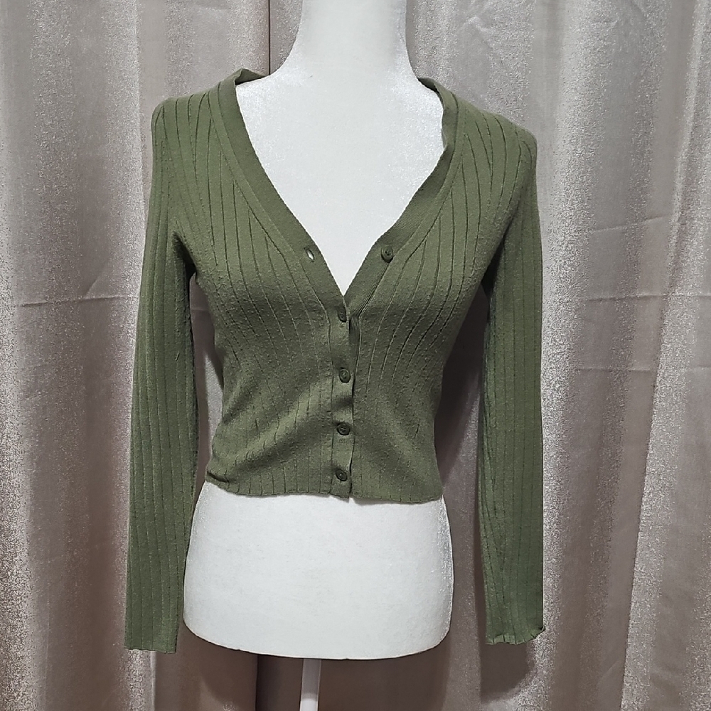 Olive Green Women's Sweater